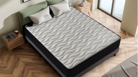 Colchão Viscogel Fresh César, 30 cm de Altura, Alta Adaptabilidade e Sensação de Massagem