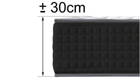 Colchão Viscogel Fresh César, 30 cm de Altura, Alta Adaptabilidade e Sensação de Massagem