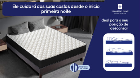 Colchão Elegance Viscoelastic Cloud® effect - Altura 18 cm