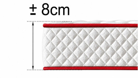 Colchão Visco DUC 8 cm | Máximo conforto e adaptabilidade