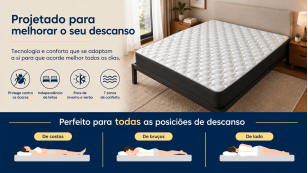 Colchão Elegance Viscoelastic Cloud® effect - Altura 18 cm 2