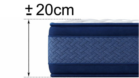 Colchão de 20 cm GRAND BLEU Visco + Base KIT | Gama Alta