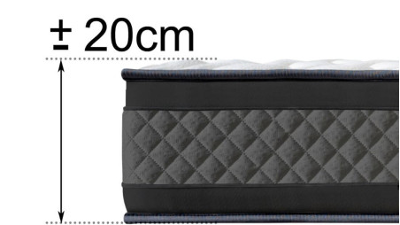 Colchão ONYX Visco 20 cm + Base KIT | Gama Alta