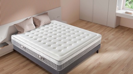 Colchão Alta Gama Berlin Deluxe, 25 cm de Altura, Respirável, ortopédico e reversível