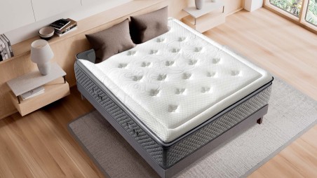 Colchão de Alta Gama Amsterdam Deluxe, 30 cm de Altura, com Viscolátex Premium Terapéutico