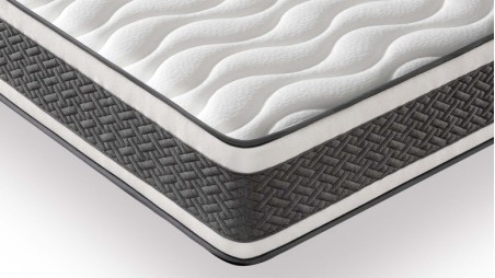 Colchão Montecarlo Handmade - Colchão de qualidade de 25 cm com molas de bolso Titaneo e visco-elástico Premium