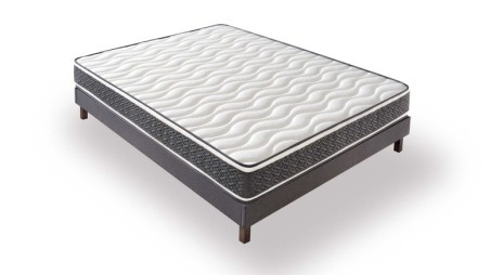 Colchão Montecarlo Handmade - Colchão de qualidade de 25 cm com molas de bolso Titaneo e visco-elástico Premium